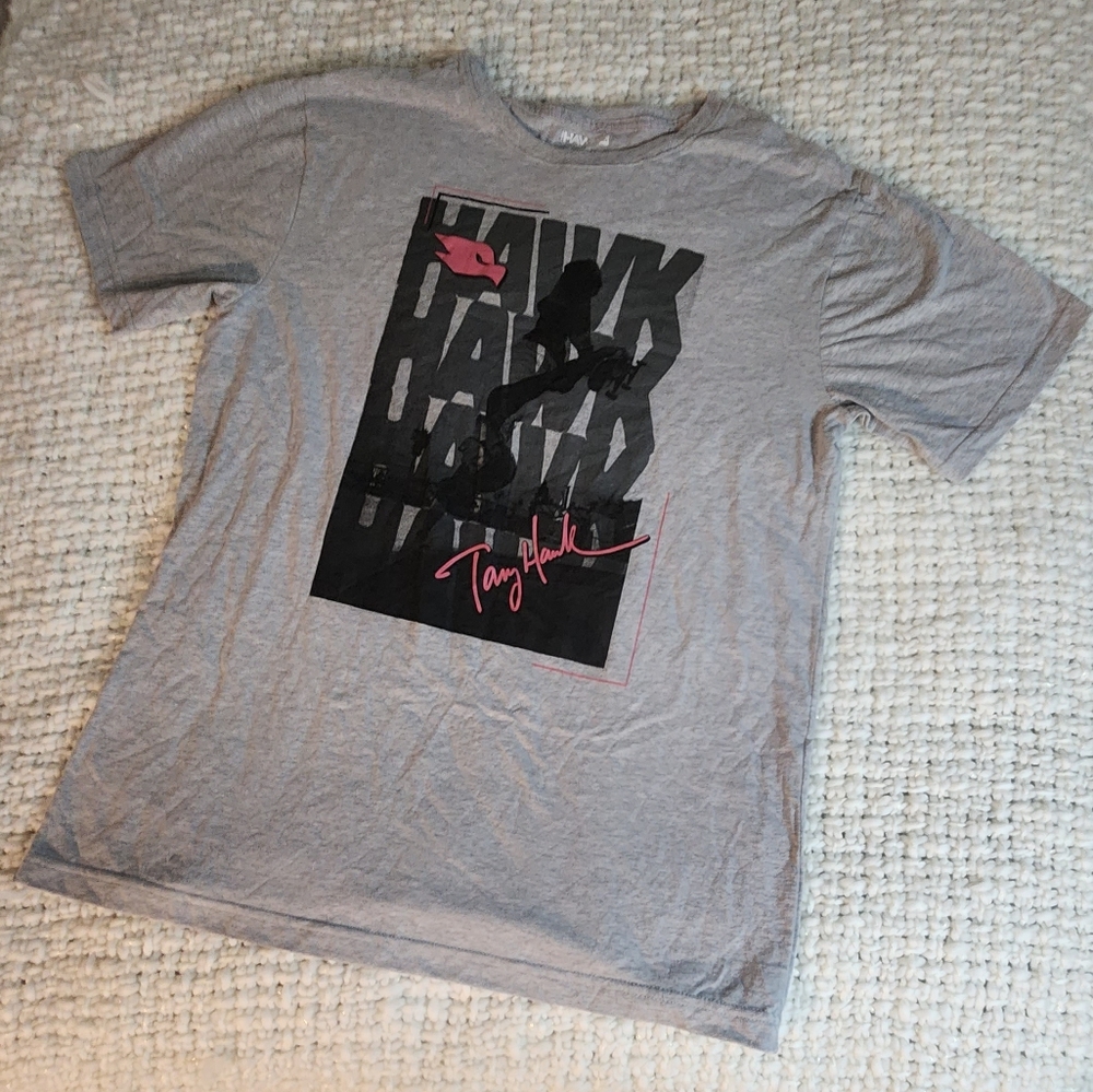 Tony Hawk Brand Shirt, XL, Grey